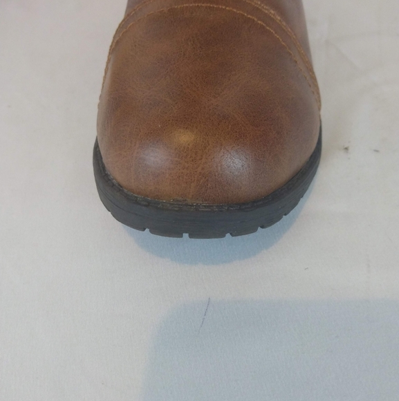 Forever Brown Lace up Combat Boot - Picture 2 of 12